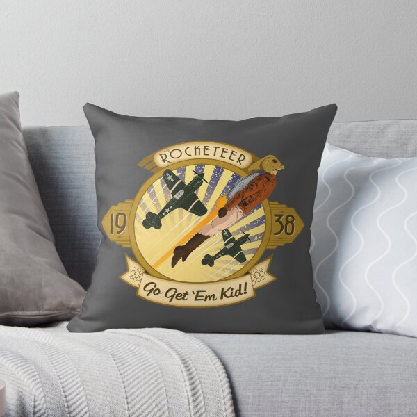 Go Get 'Em Kid Throw Pillow