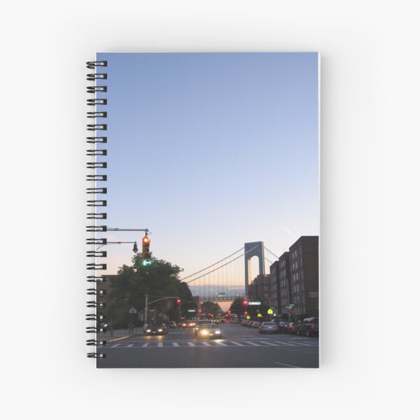 Bay Ridge, Verrazano-Narrows Bridge, Brooklyn, New York Spiral Notebook
