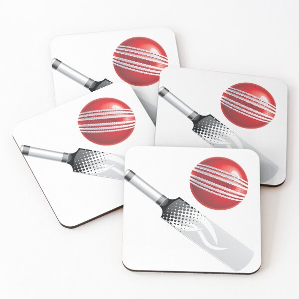 Item preview, Cricket Bat & Boll Design of Red bubble  designed and sold by Ninadvartak303.