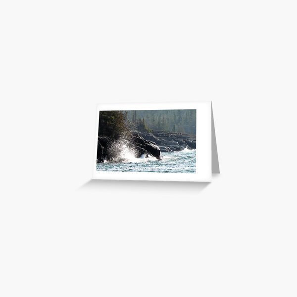 Hattie Cove - Pukaskwa National Park - Heron Bay, Ontario Canada Greeting Card