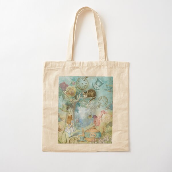 Wonderland Cotton Tote Bag