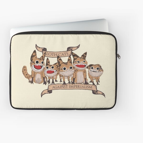 Loth Cats Against Imperialism Laptop Sleeve