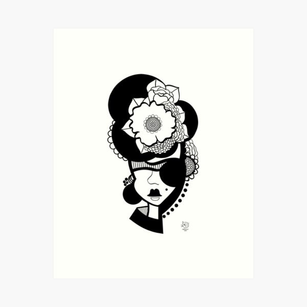 Pirate of Flowers Art Print