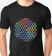 Flower of Life - Multi-Colour Unisex T-Shirt