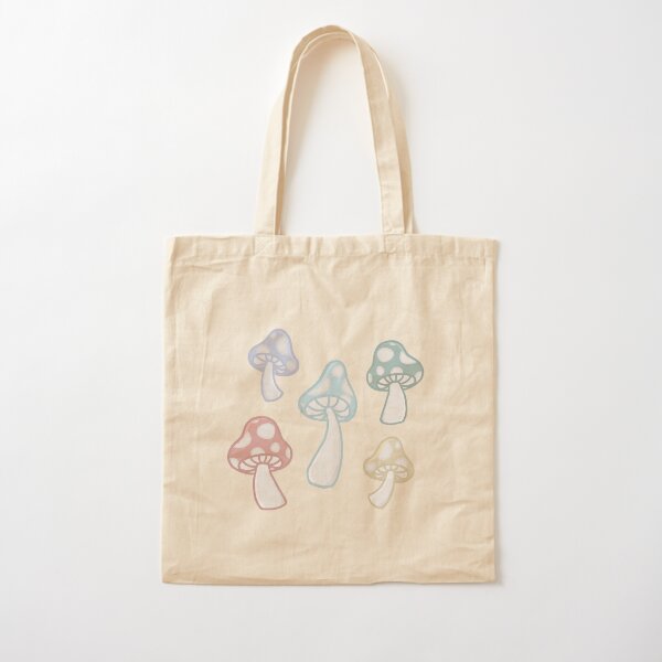 Tiny Lil’ Shrooms Cotton Tote Bag