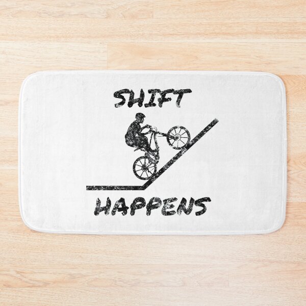 Item preview, Shift Happens Funny Mountain Biking Design designed and sold by EstelleStar.