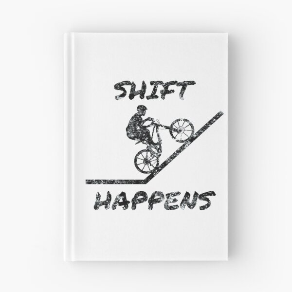 Item preview, Shift Happens Funny Mountain Biking Design designed and sold by EstelleStar.