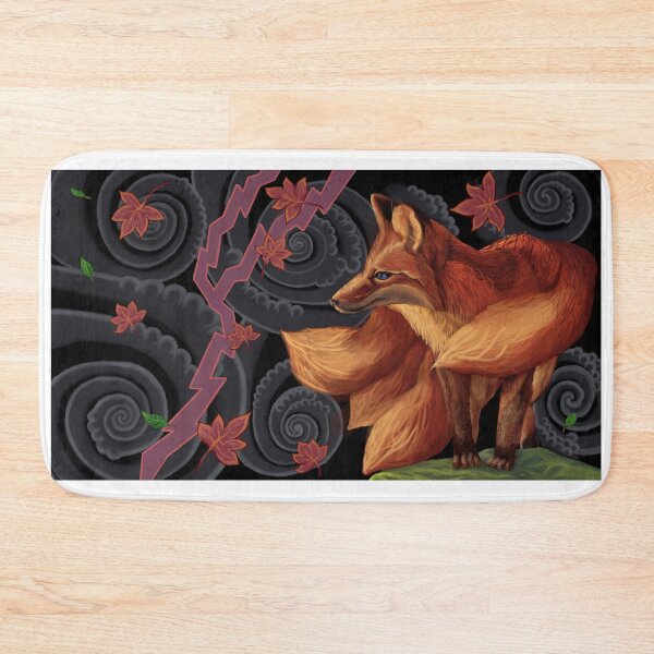Item preview, A Kitsune Looking at a Stormy Sky designed and sold by Shukhrat Khannanov.
