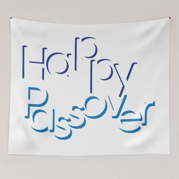 Item preview, Blue Happy Passover Greeting designed and sold by sigdesign.