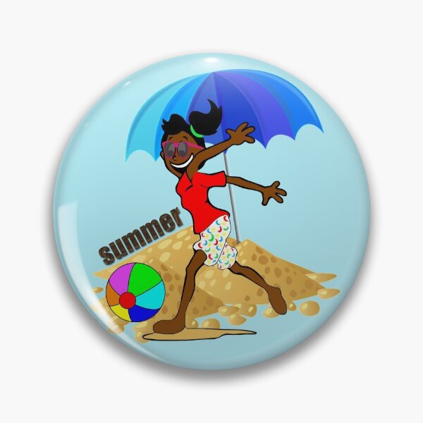 Item preview, Little girl summer beach sun sand designed and sold by Astralia.