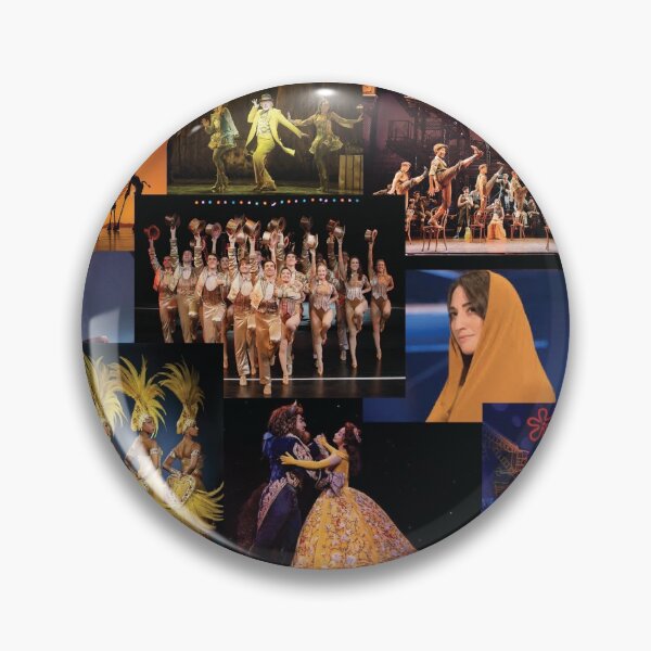 Item preview, Yellow Broadway Show Collage designed and sold by broadwaycantdie.