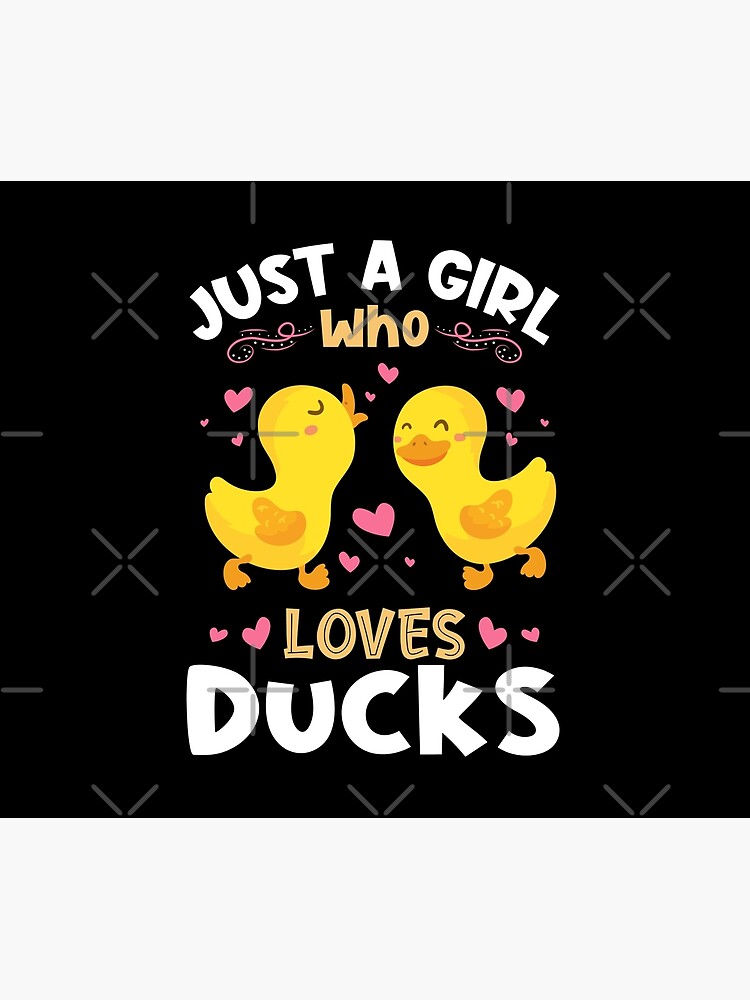 Just a Girl who Loves Ducks Gift by Teeshirtrepub