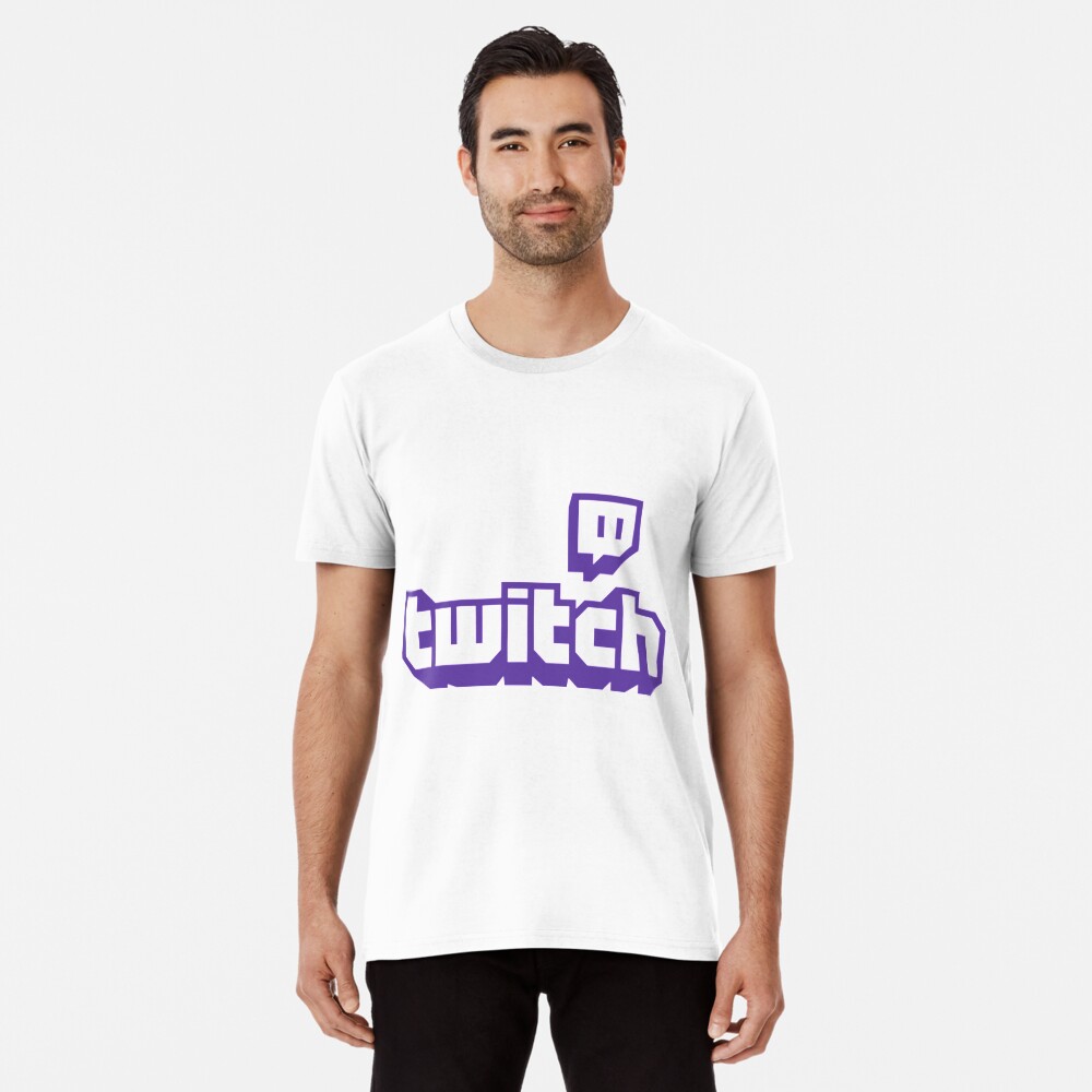 Twitch logo and back 01 t-shirt