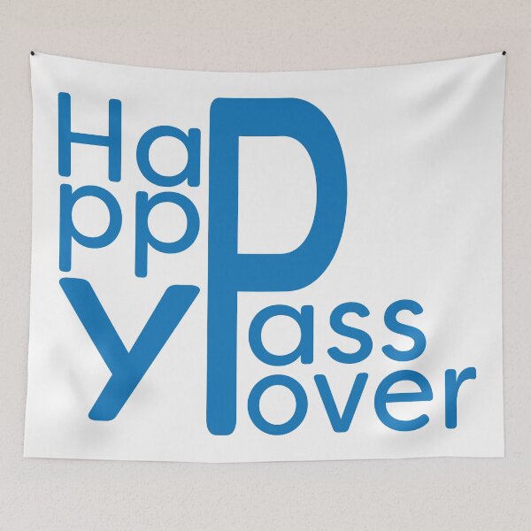 Item preview, Blue Happy Passover Greeting designed and sold by sigdesign.