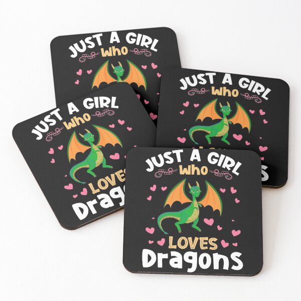 Item preview, Just a Girl who Loves Dragons Gift designed and sold by Hananiah Merch.
