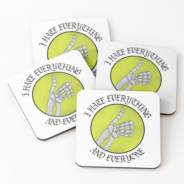 Item preview, I Hate Everything & Everyone - Green designed and sold by CryptQueen.