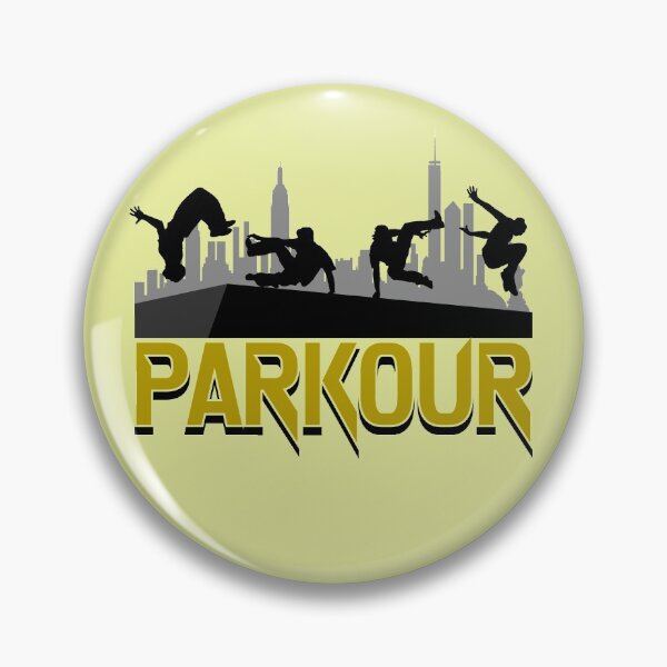 Item preview, PARKOUR FREE RUNNING ACROBATIC GYMNASTICS & STUNTS designed and sold by azamaniacox.