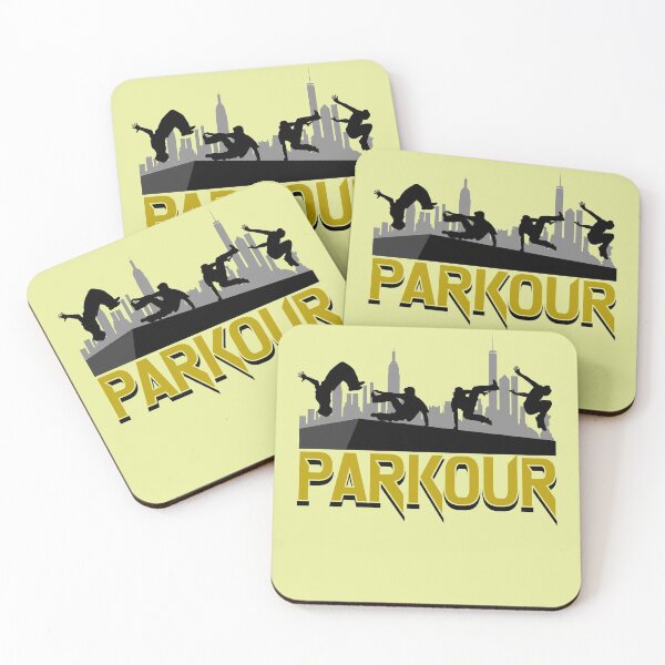 Item preview, PARKOUR FREE RUNNING ACROBATIC GYMNASTICS & STUNTS designed and sold by azamaniacox.