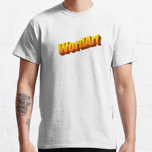 WordArt Word Classic T-Shirt