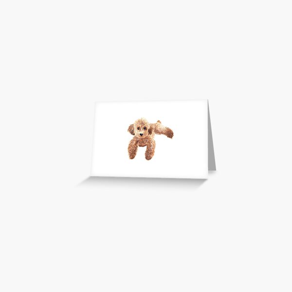 Item preview, Poodle in watercolor designed and sold by yianling.