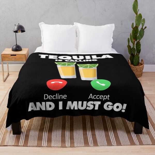Item preview, My Tequila is Calling and I Must Go Drink Lover designed and sold by HelloFromAja.