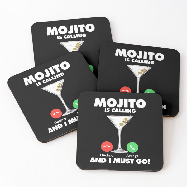 Item preview, My Mojito is Calling and I Must Go Drink Lover designed and sold by HelloFromAja.