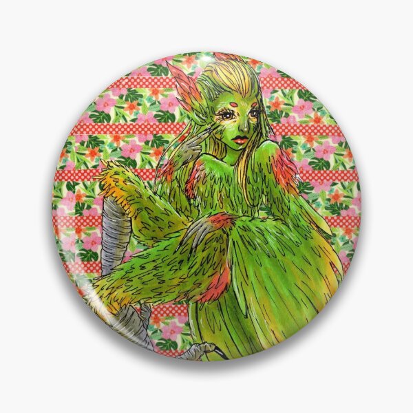 Item preview, Green Parrot Harpy designed and sold by arlieopal.