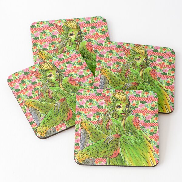 Item preview, Green Parrot Harpy designed and sold by arlieopal.