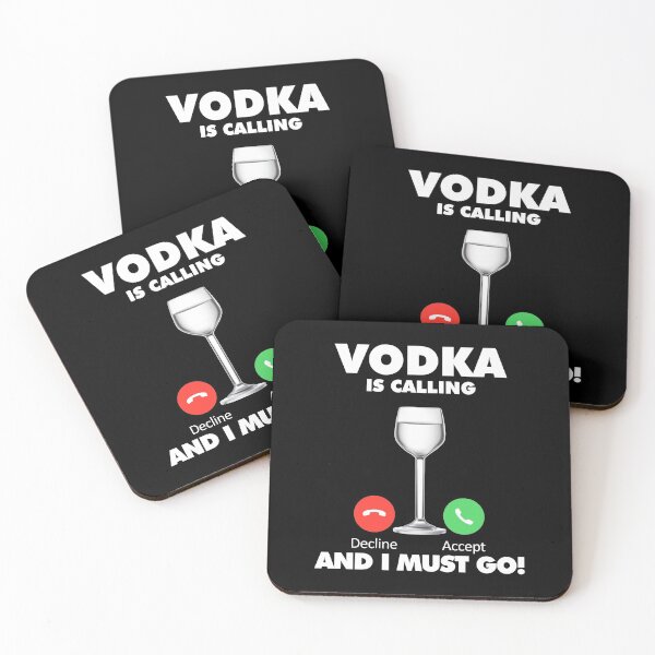 Item preview, My Vodka is Calling and I Must Go Drink Lover designed and sold by HelloFromAja.