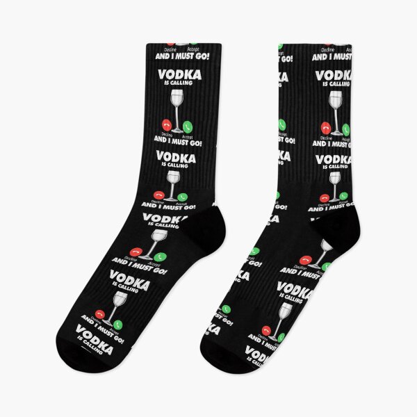Item preview, My Vodka is Calling and I Must Go Drink Lover designed and sold by HelloFromAja.