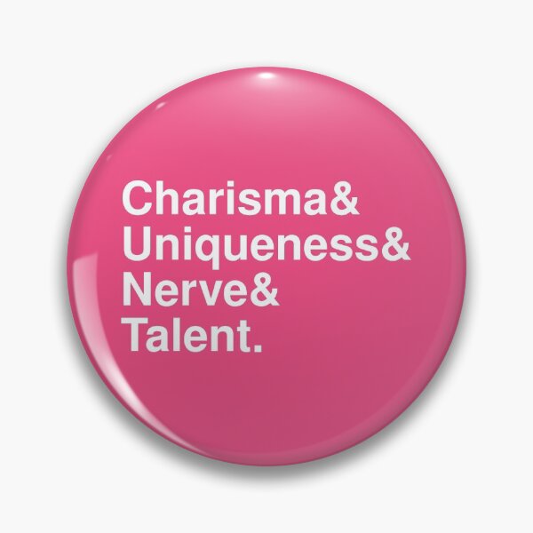 Item preview, Charisma, Uniqueness, Nerve & Talent designed and sold by redelbautista.