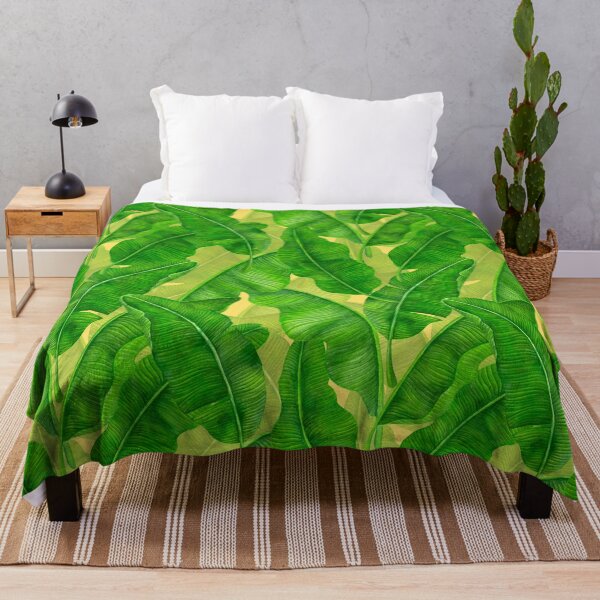 Item preview, Banana leaves watercolor pattern designed and sold by Katerina Mitkova Kirilova.