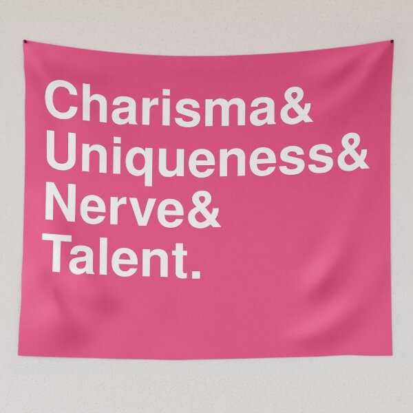Item preview, Charisma, Uniqueness, Nerve & Talent designed and sold by redelbautista.