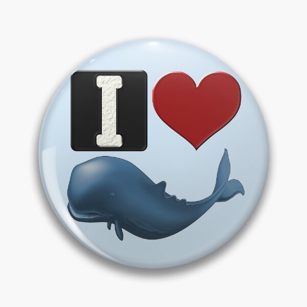 Item preview, I LOVE WHALES designed and sold by Paparaw.