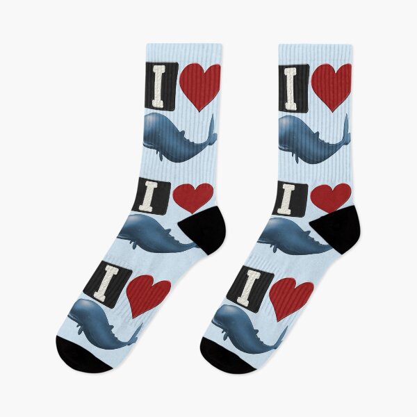 Item preview, I LOVE WHALES designed and sold by Paparaw.