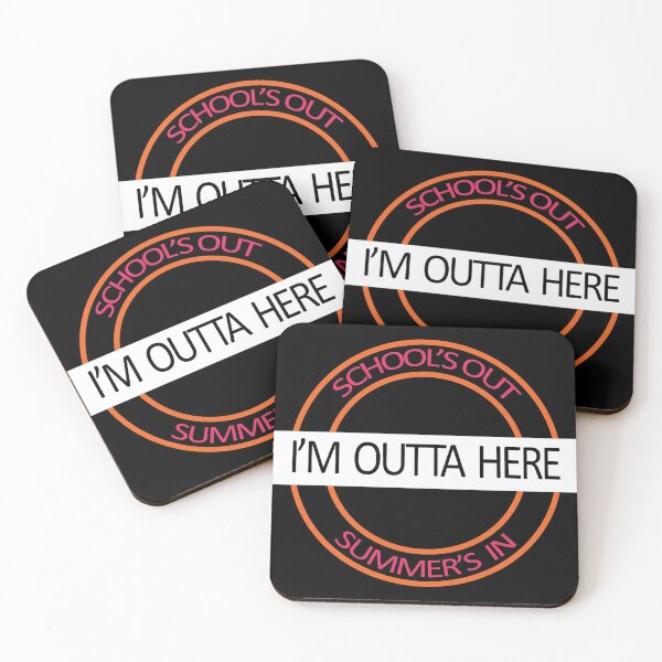 Item preview, SCHOOL'S OUT SUMMER'S IN I'M OUTTA HERE  designed and sold by azamaniacox.