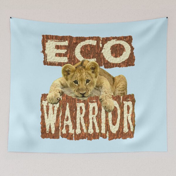 Item preview, ECO WARRIOR- LION design designed and sold by Paparaw.
