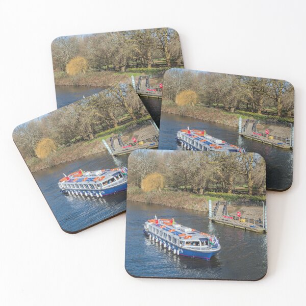 Item preview, Princess Katharine Passenger Boat on the River Taff at Bute Park in Cardiff, returning back to Cardiff Bay. designed and sold by Cameranick.