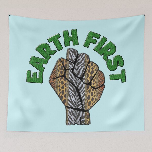 Item preview, EARTH FIRST No Pasaran designed and sold by Paparaw.