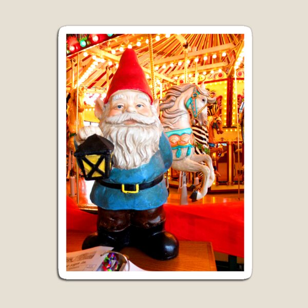 Carousel Gnome Magnet