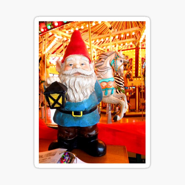 Carousel Gnome Sticker