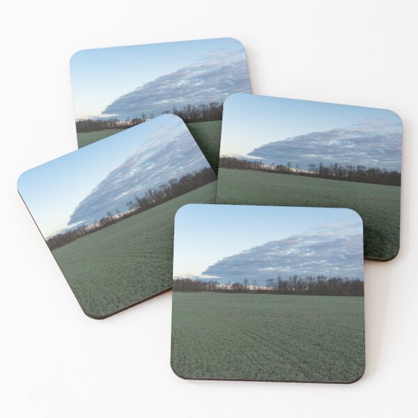 Item preview, Delicate Young Crops - Coordinated Clouds and Furrows designed and sold by Georgia Mizuleva.