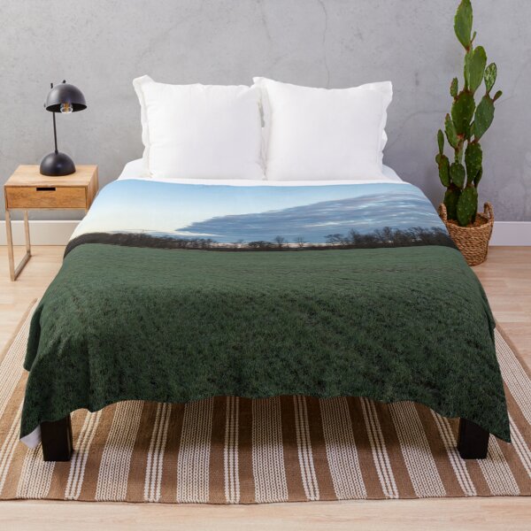 Item preview, Delicate Young Crops - Coordinated Clouds and Furrows designed and sold by Georgia Mizuleva.
