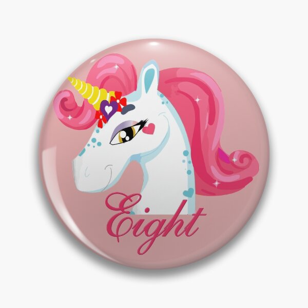 Item preview, CUTE LOVELY BIRTHDAY GIRL UNICORN EIGHT YRS OLD  designed and sold by azamaniacox.