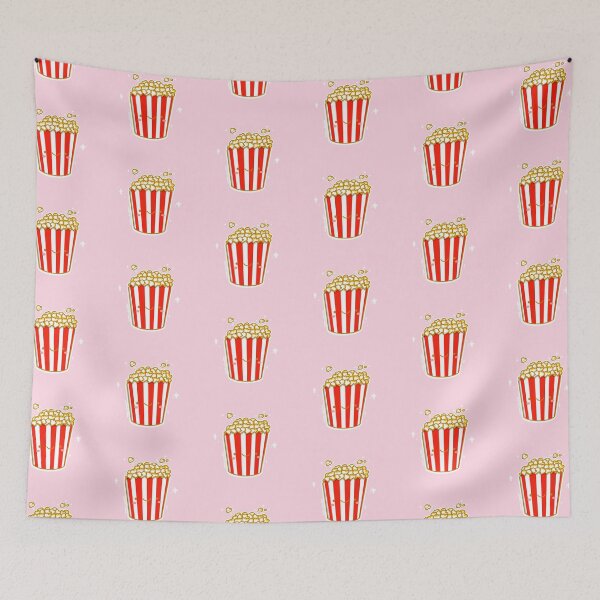 Item preview, Kawaii cinema snacks salty sweet caramel Popcorn sticker designed and sold by Marie-c-doodles.