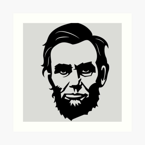 abraham-lincoln-silhouette-face-art-print-by-talkitoff-redbubble