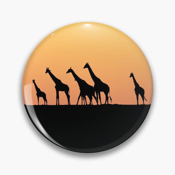 Item preview, Herd of Giraffes Walking the Savanna designed and sold by davidcaddy.