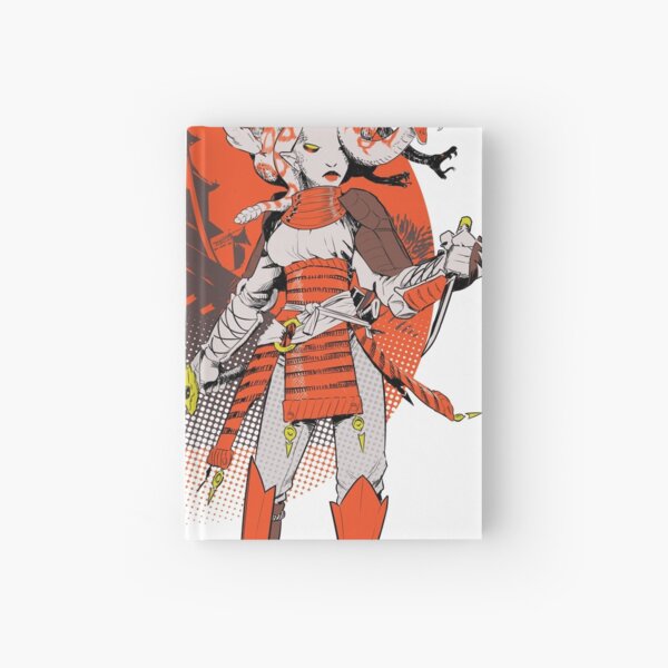 Gorgone samouraï Carnet cartonné