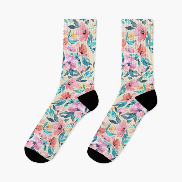 Item preview, Peach Spring Floral in Watercolors designed and sold by micklyn.