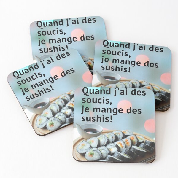 Item preview, When I have concerns, I eat sushi! designed and sold by MrBoutik.